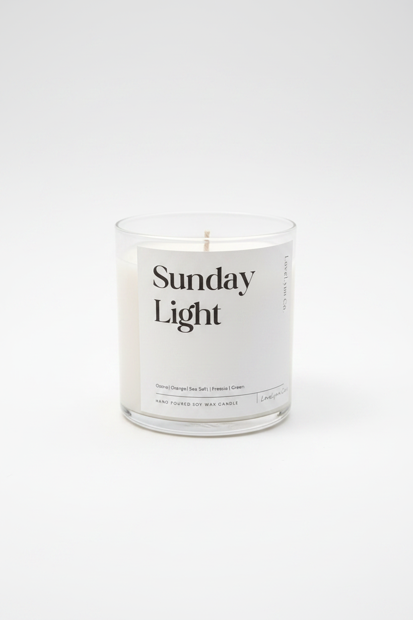 Sunday Light - white background